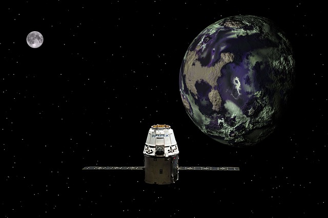 satelit v kosmu