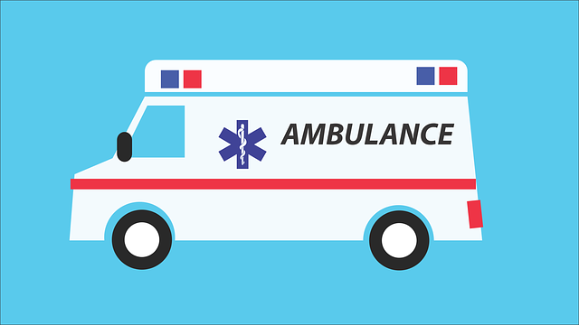 ambulance na cestě
